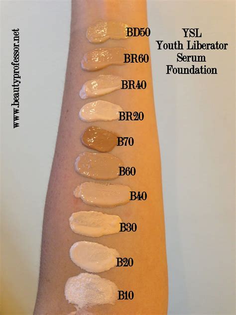 ysl serum foundation shades|ysl foundation price.